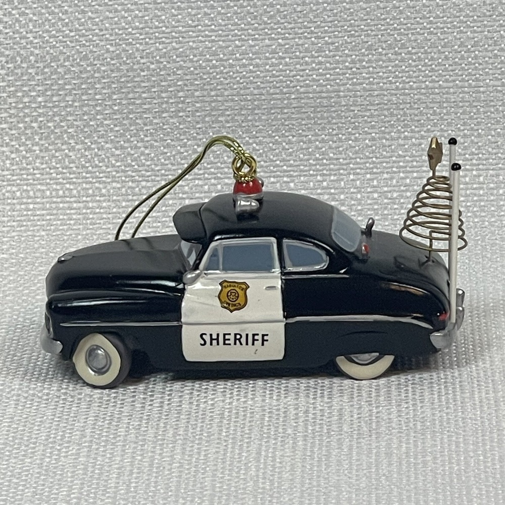 Grolier Disney Early Moments Cars Christmas Ornament Sheriff President's Edition - Picture 2 of 9